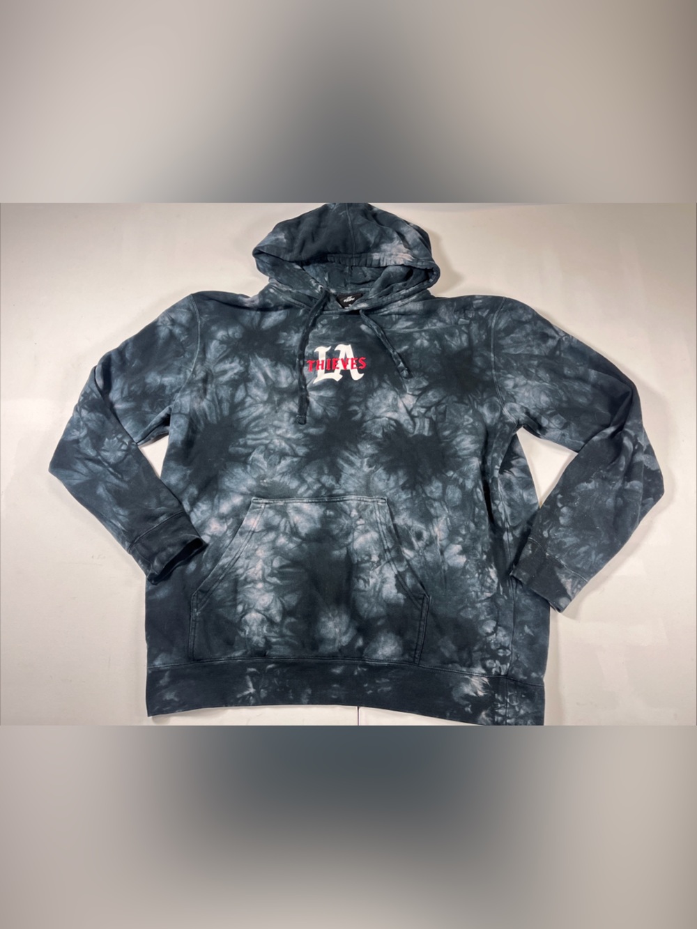 100 Thieves Hoodie Black Los Angeles LA Graphic Heavyweight  Tie Dye Mens XL
